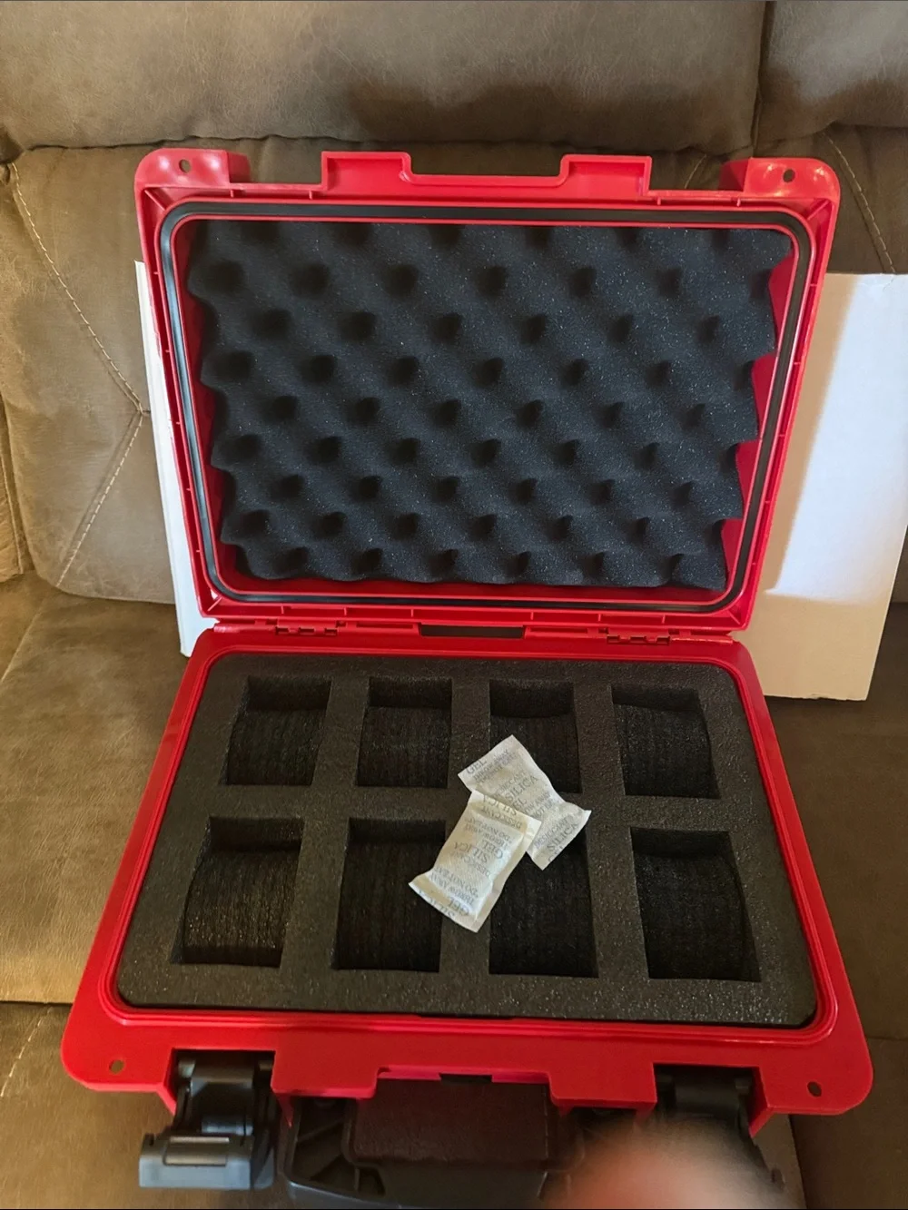 Invicta Red Hard Shell Watch Case 8 slots with Racing Graphic